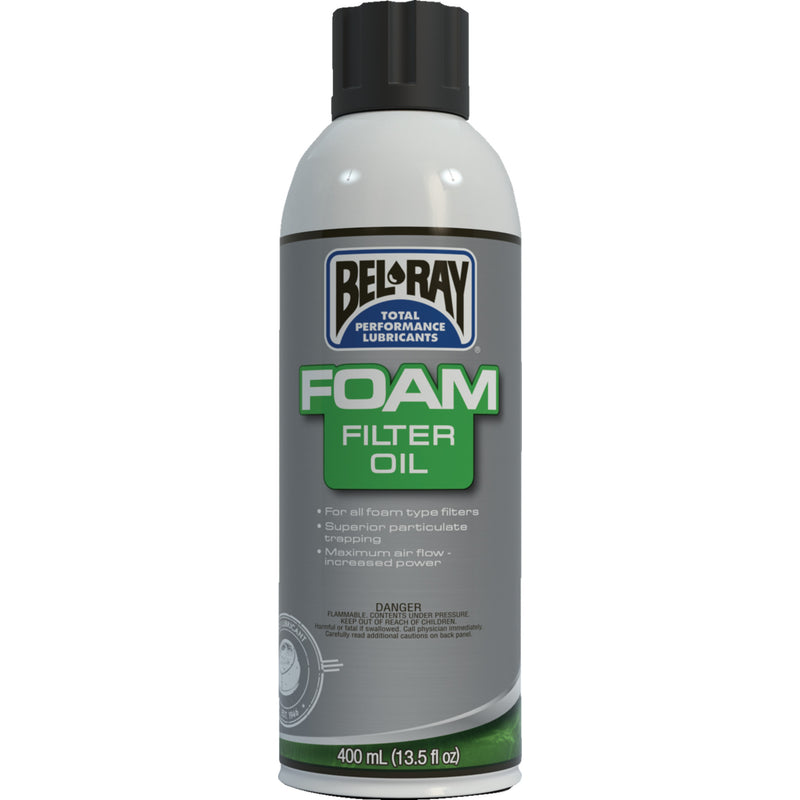 BEL-RAY 3610-0040 99200-A400W Foam Filter Oil 400ml - aerosol