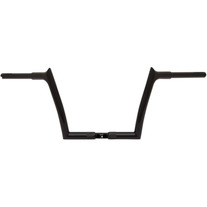 FAT BAGGERS INC. 0601-4763 906010-B 1-1/4" EZ Install Pointed Top Handlebar - 10" - Black