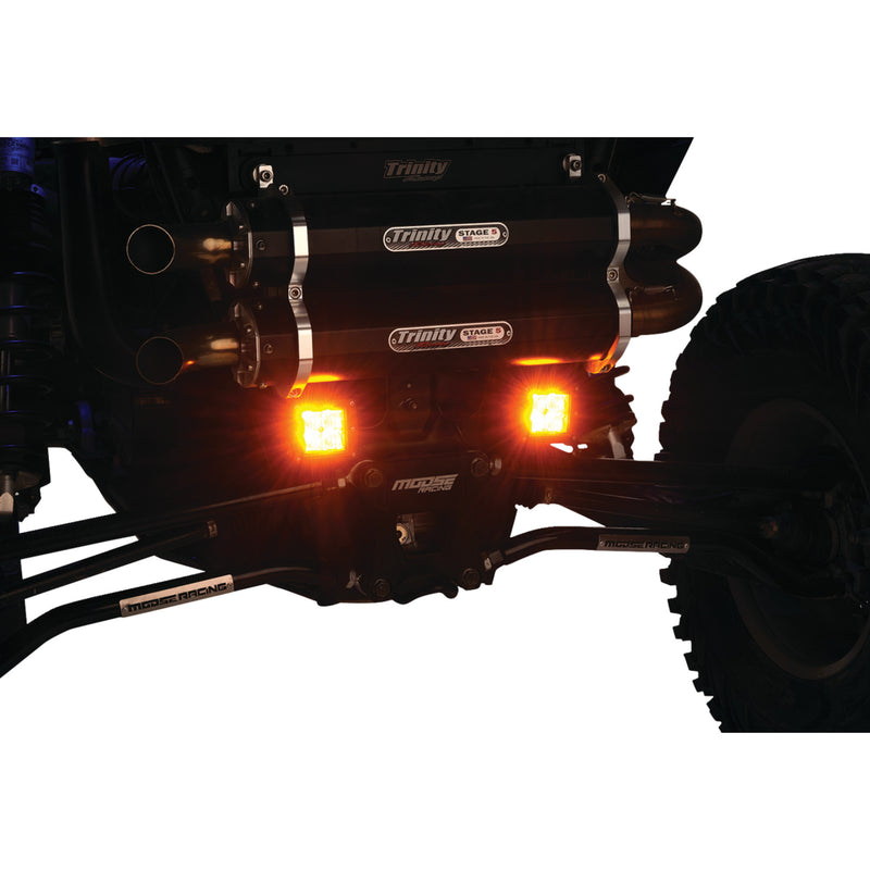 MOOSE OFFROAD 2001-2787 MSE-LPKITA Amber Series LED Light Bar 3" LED Light Pod - Amber