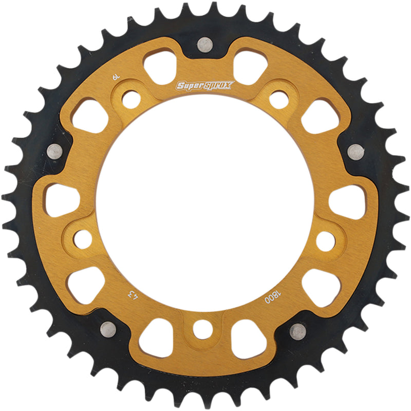 Supersprox Sprocket - RST-1800-43-GLD Triumph 955 Sprint / Tiger 955 / Tiger 1050 2005-2012