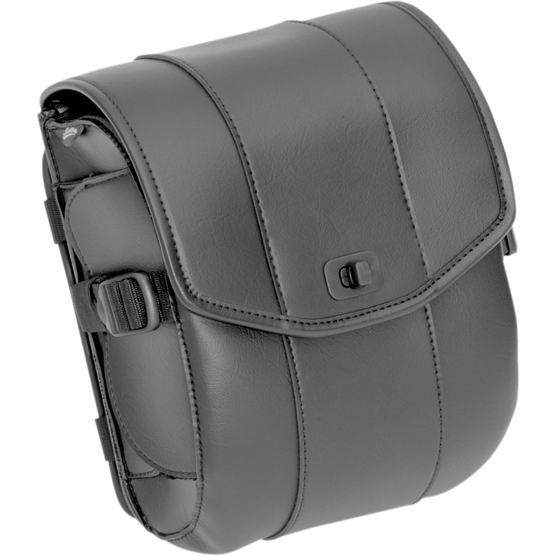 SADDLEMEN 3503-0064 3503-0064 Cruis'n Deluxe Sissy Bar Bag Sissy Bar Bag - Deluxe - Black