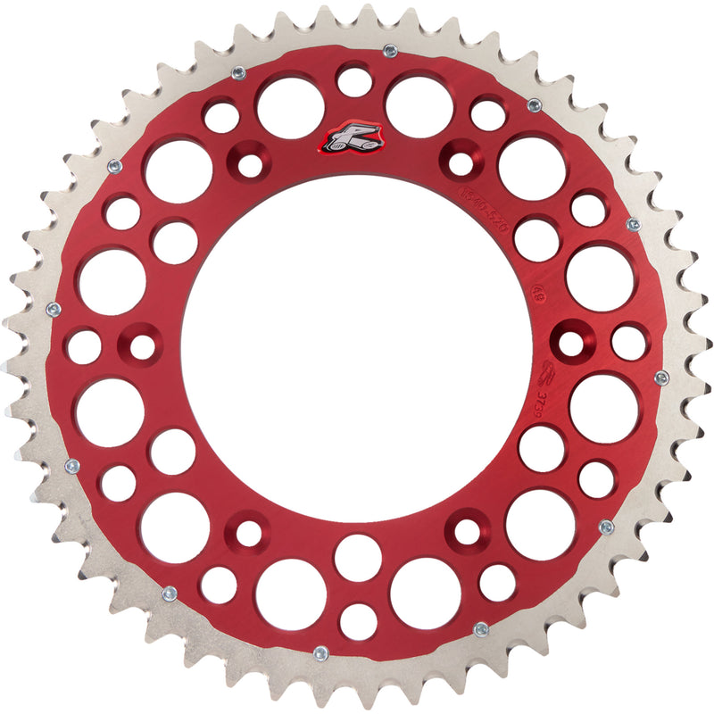 RENTHAL 1210-0821 1540-520-49GPRD Twinring™ Rear Sprocket 49 tooth - red
