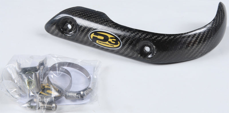 P3 Heat Shield Carbon Fiber - 205058 Honda CRF250R 2014-2017