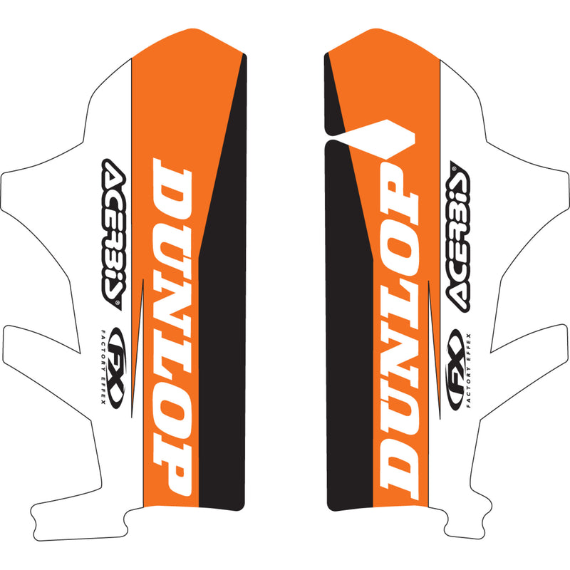 FACTORY EFFEX 4302-3613 17-40506 Lower Fork Guard Graphics Fork Guard Graphic - KTM
