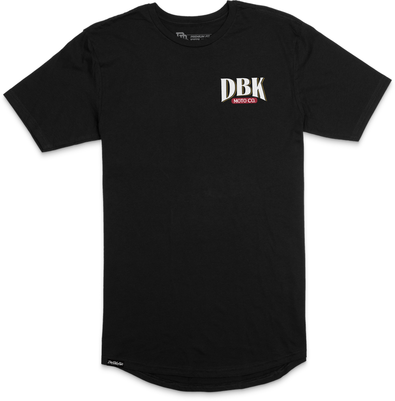 Dbk 325-00011L ATP-DBKBEERCO-L DBK BEER CO PREMIUM TEE BLACK LG