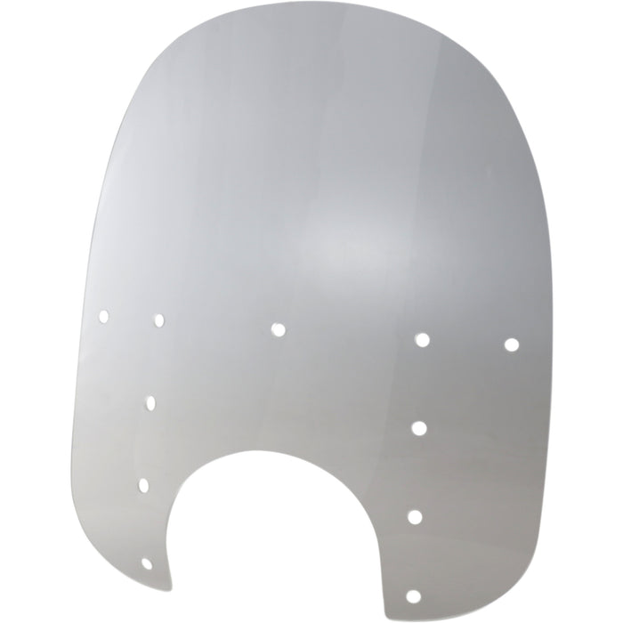 MEMPHIS SHADES MEP3710 MEP3710 Replacement Fats Windshield Plastic Fats Windshield - 19" - 9" Headlight Cutout - Clear