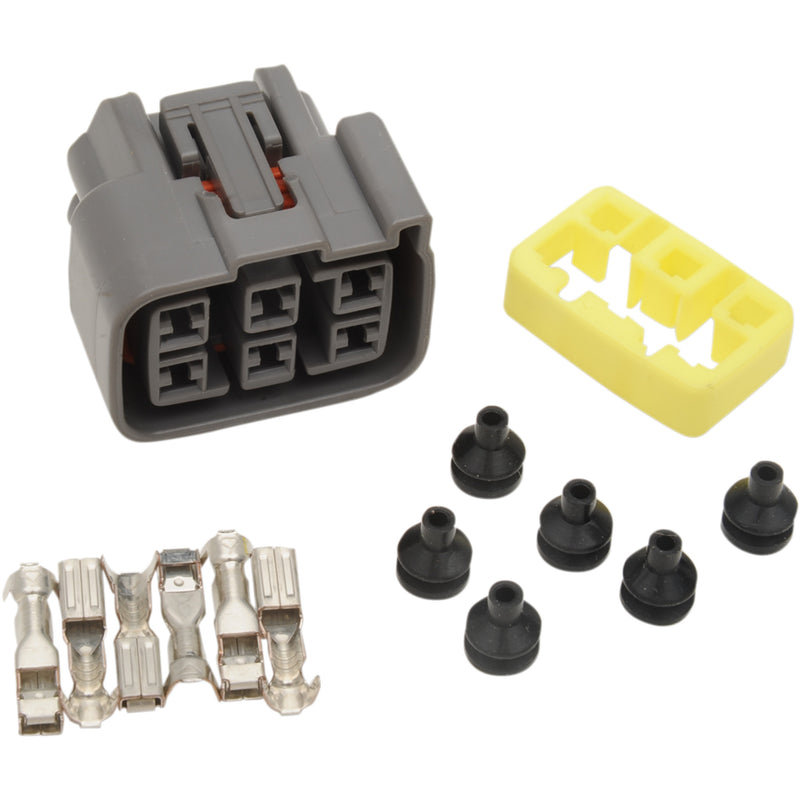 RICK'S MOTORSPORT ELECTRIC 2120-0782 11-114 Rectifier/Regulator Wiring Harness Connector Kit Regulator/Rectifier Wiring Harness Connector