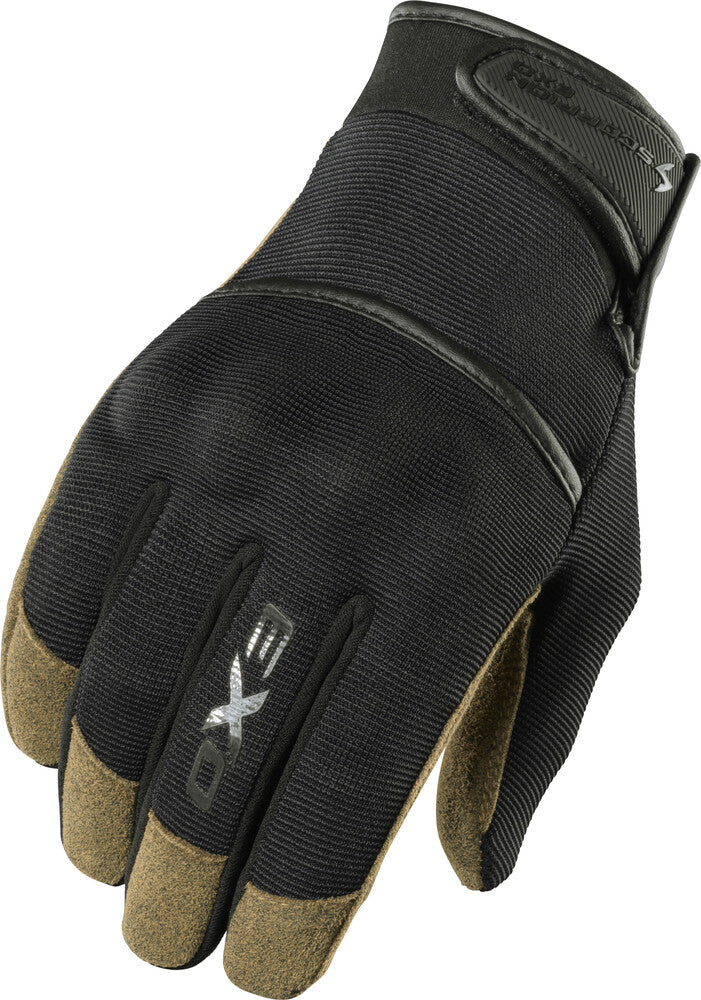 Scorpion Exo 75-6196L G73-035 STEALTH GRIP GLOVES BLACK LG
