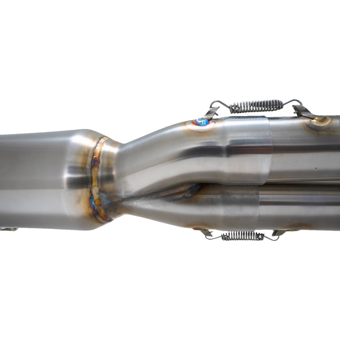 VANCE & HINES 1800-2592 27321 Hi Output RR Exhaust System - Brushed