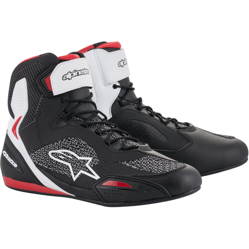 ALPINESTARS Faster-3 Rideknit® Shoes Black/White/Red - US
