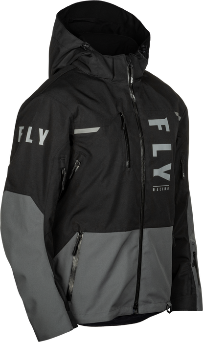 Fly Racing 470-5205M 470-5205M CARBON JACKET BLACK/GREY MD