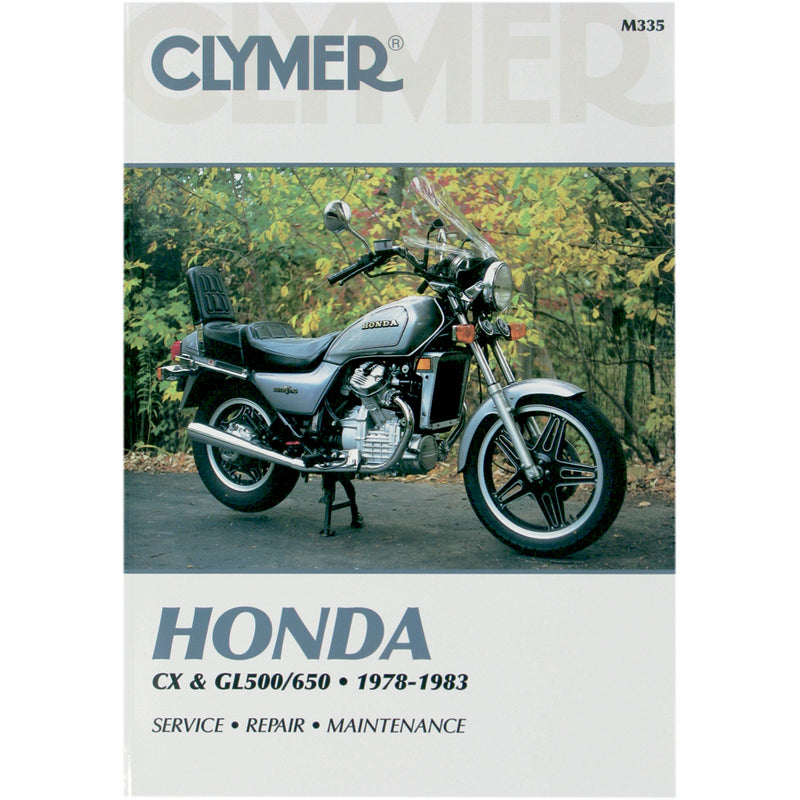CLYMER M335 CM335 Motorcycle Repair Manual — Honda Manual - Honda CX & GL500/650