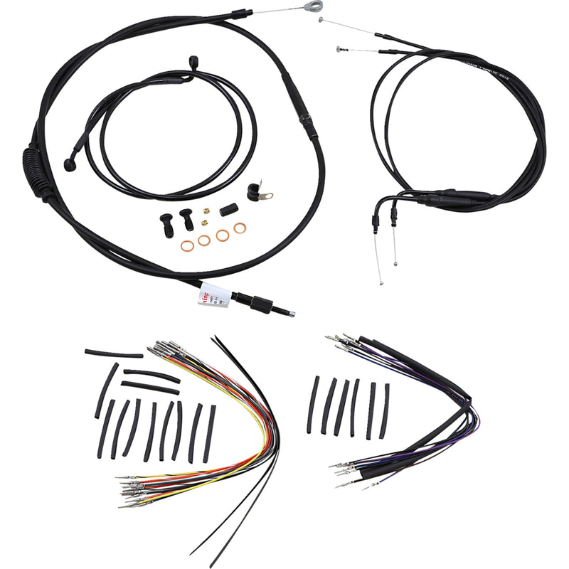 Burly Brand Complete Cable Kit - B30-1013 For Harley Softail 2000-2006