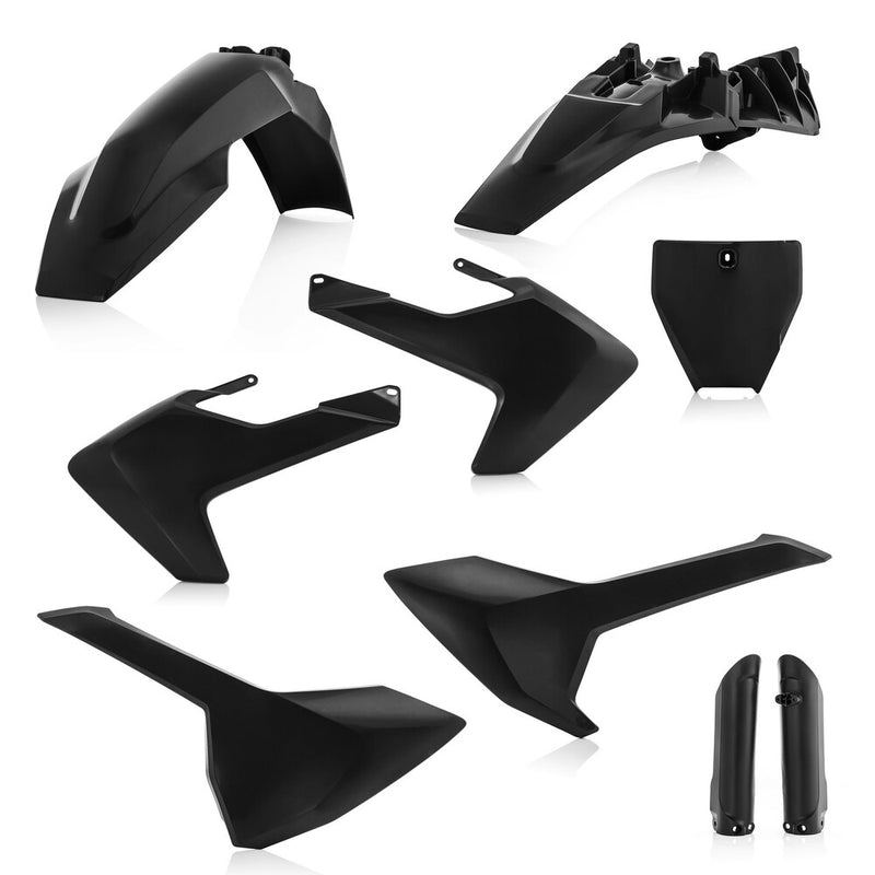 Acerbis Full Plastic Kit Black - 2686460001 Husqvarna TC 85 2018-2024