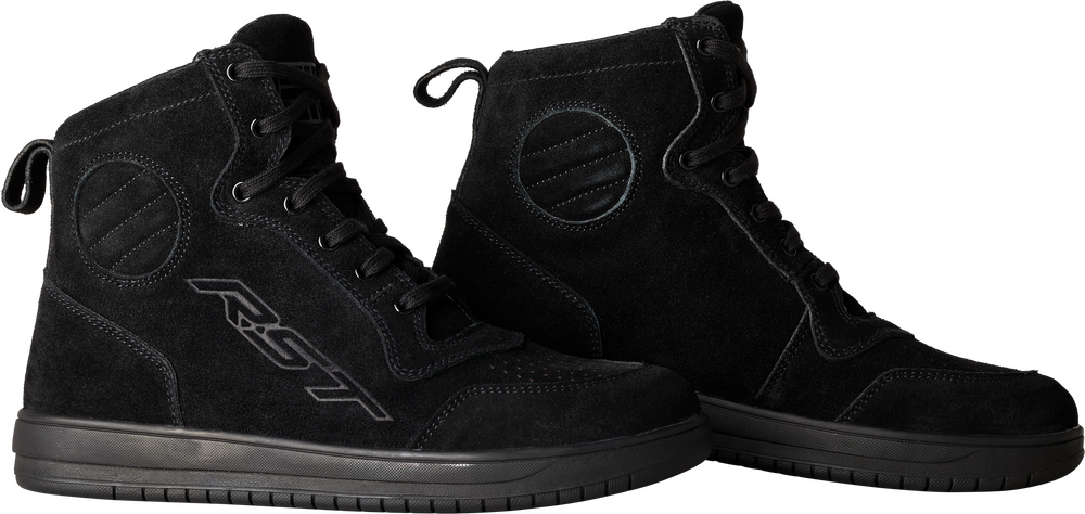 Rst 556-3052040 103052BLK-40 HITOP MOTO SNEAKER CE BOOT BLACK SUEDE SZ 7