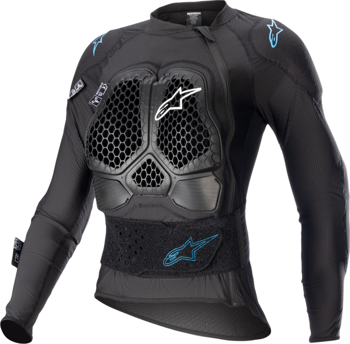 Alpinestars 482-6149L 6516823-1079-L STELLA BIONIC ACTION V2 PROTECTION JACKET BLK/CYAN LG