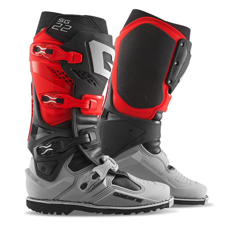 Gaerne 480-66511 2263-005-46 SG22 GORE-TEX ENDURO LE BOOTS RED/BLACK/GREY SZ 11