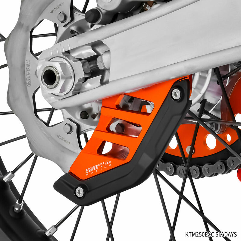 Zeta 634-05103 ZE52-5103 REAR DISC GUARD ORANGE