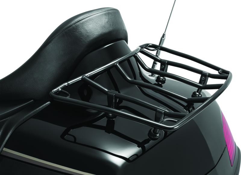 Kuryakyn 7149 Trunk Luggage Rack Adjustable Gloss Black - User 1