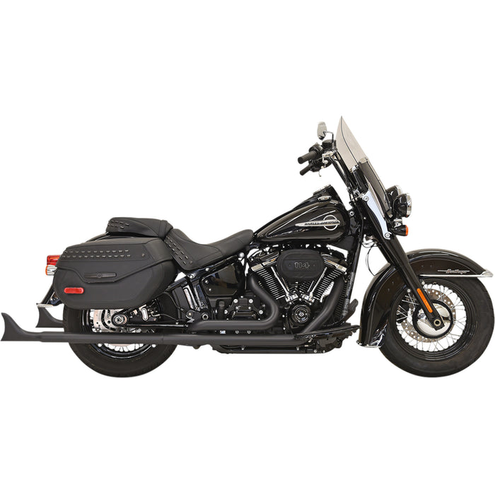 BASSANI XHAUST 1800-2407 1S86EB33 Fishtail True Dual Exhaust System - Fishtail Exhaust without Baffle - 33"