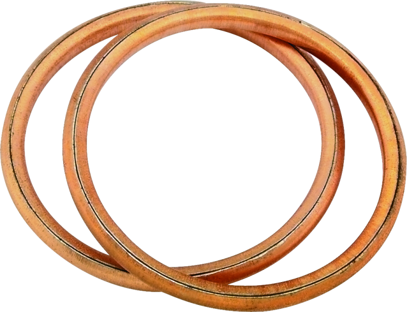 Bikers Choice 491252 66-84 Shovelhead Choice Round Copper Exhaust Gaskets Pr - Photo - Primary