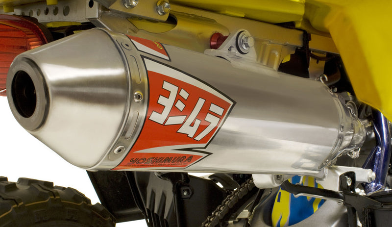Yoshimura Signature RS-2 Full System Exhaust SS-AL-SS - 2176503 For Suzuki 400Z QuadSport 4x2 2003-2009 | Arctic Cat 400 4x2 2004-2008