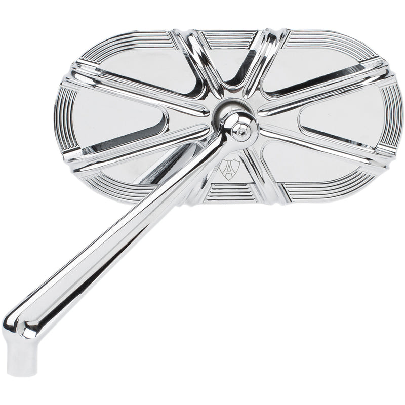 ARLEN NESS 0640-1202 13-161 Caged Series Mirror Mirror - Side View - Caged Series/10 Gauge - Chrome - Left