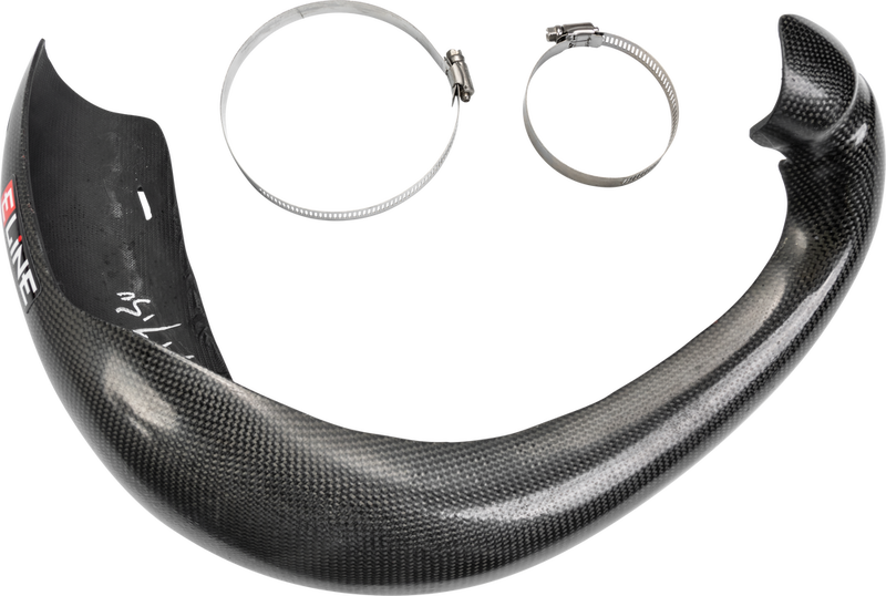 E-Line Accessories Carbon Fiber Pipe Guards - MPG15020I For Husqvarna 150i / TE150i 2020-2023 | KTM XC 150 2020-2023