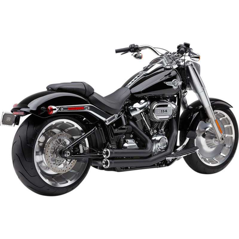 Cobra Speedster Short RPT 2-Into-2 Exhaust System - 6795B For Harley Softail 2018-2020