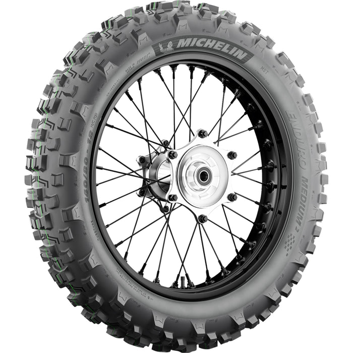 MICHELIN 0313-1147 45050 Enduro Medium 2 Tire Tire - Enduro Medium 2 - Rear - 140/80-18 - 70M