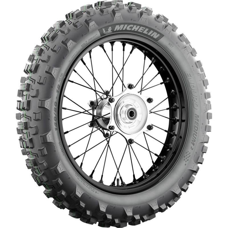 MICHELIN 0313-1146 68438 Enduro Medium 2 Tire Tire - Enduro Medium 2 - Rear - 120/90-18 - 65M