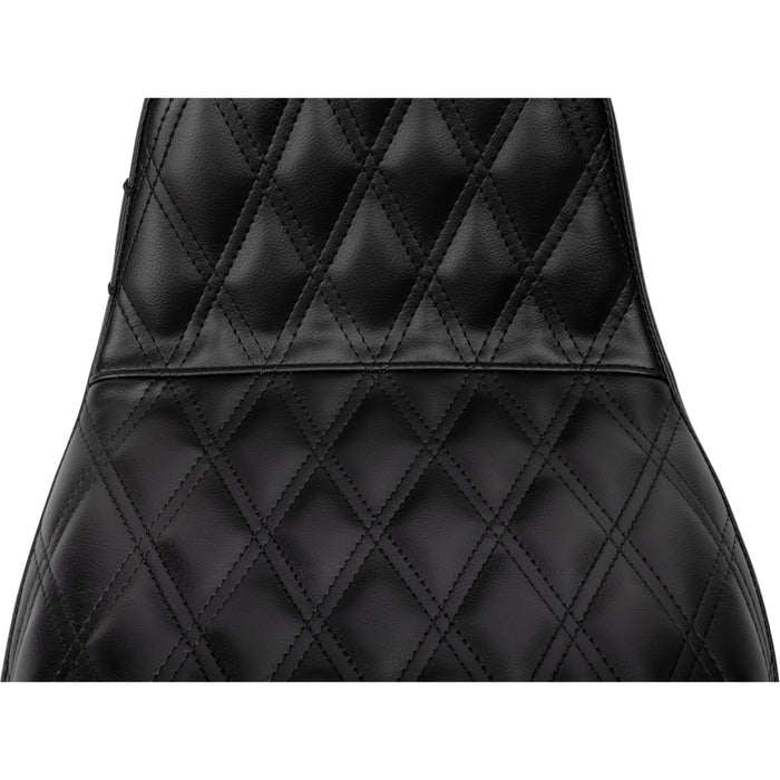 LE PERA 0801-1862 LV-597DLDD Kickflip Daddy Long Legs Seat - Kickflip Daddy Long Legs Set - Double Diamond Stitch - FLT/FLH '23-'24