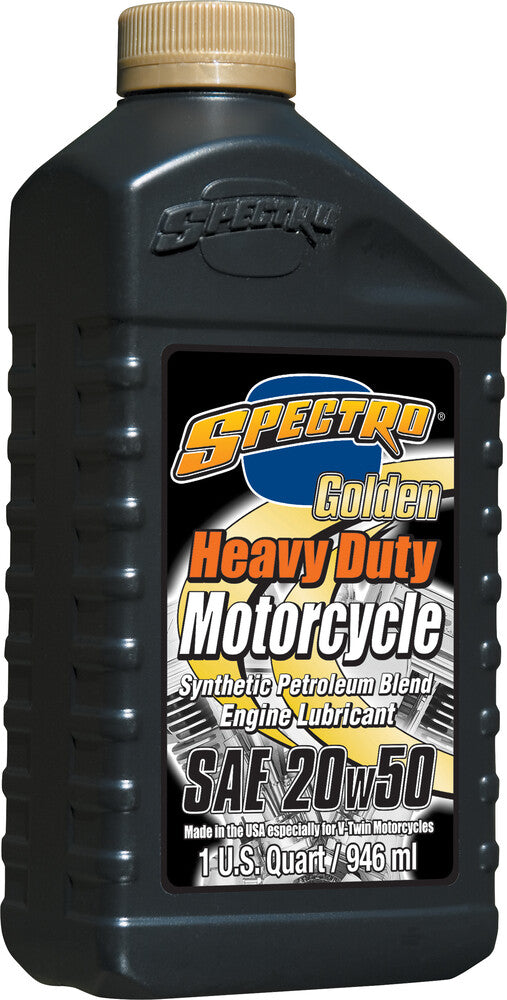 Spectro 582-02101 310312 GOLDEN M/C SEMI-SYN HD OIL 20W50 1QT