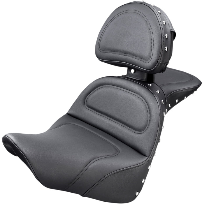 SADDLEMEN 0802-1027 818-27-040 Explorer Special Seat — Includes Backrest - Black - FL/FX '18-'23