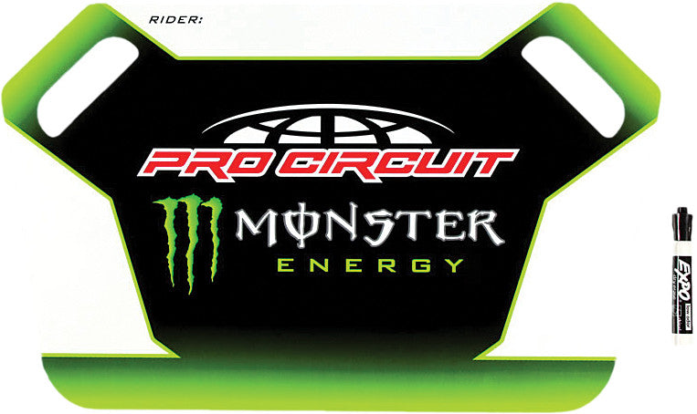 Pro Circuit 793-3011 55146 MONSTER ENERGY PIT BOARD W/MARKER