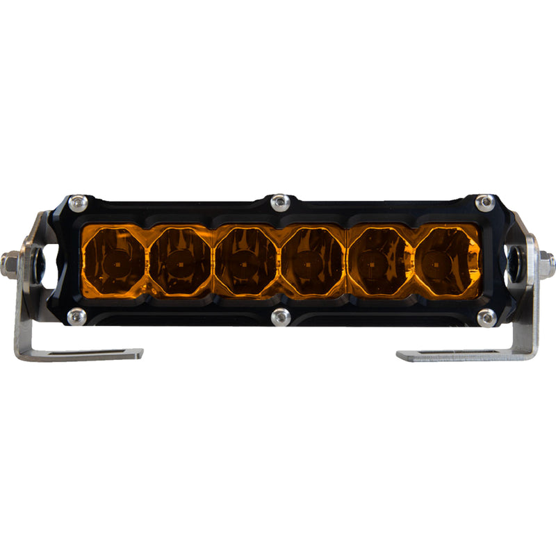 HERETIC 2001-2646 50604 LED Light Bar Light Bar - 6" - Flood - Amber