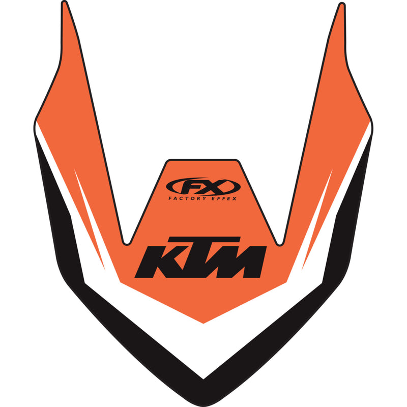 FACTORY EFFEX 4302-3580 17-30502 Front Fender Graphic Kit Front Fender Graphic - KTM