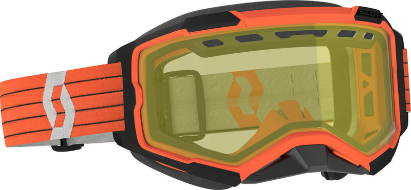 Scott Fury Snowcross Goggle Orange Grey Yellow Lens - 278605-1011029