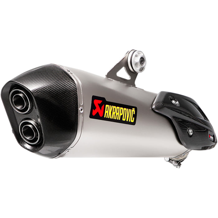 AKRAPOVIC 1811-3130 S-B6SO7-HZAAT Titanium Slip-On Line Scooter Muffler Muffler - Titanium