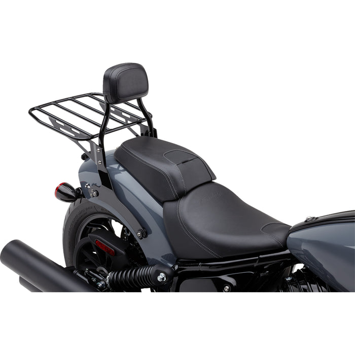 COBRA 1501-0750 502-2012B Detachable Mini Backrest Detachable Backrest - Mini - Black - Chieftain