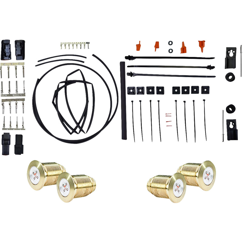 PAUL YAFFE BAGGER NATION 2020-2177 PYO:BB-TB-BR Bag Bolts Taillight Kit with Thunder Bolts - Run/Brake/Turn - Black