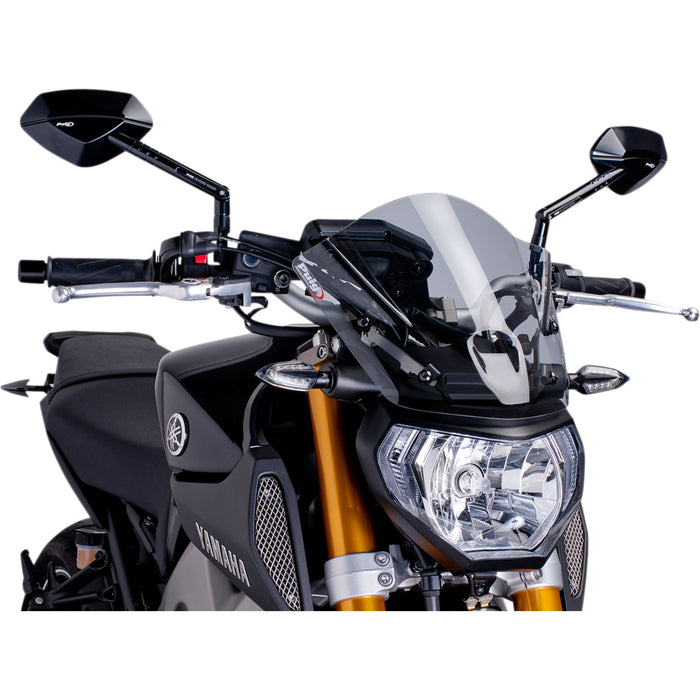 PUIG HI-TECH PARTS 2301-2589 6859H New Generation Windscreen 11-1/2" - smoke - mt09