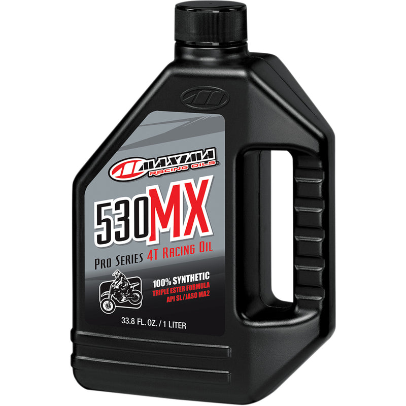MAXIMA RACING OIL 3601-0113 90901 530MX Pro Series Synthetic Racing 4T Engine Oil 530MX 4T Synthetic 4T - 1L
