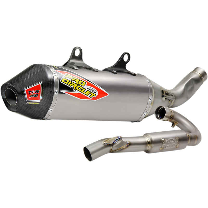 Pro Circuit Ti-6 Pro Single Canister Exhaust System - 0351935FP KTM SX-F 350 / XC-F 350 2020-2022