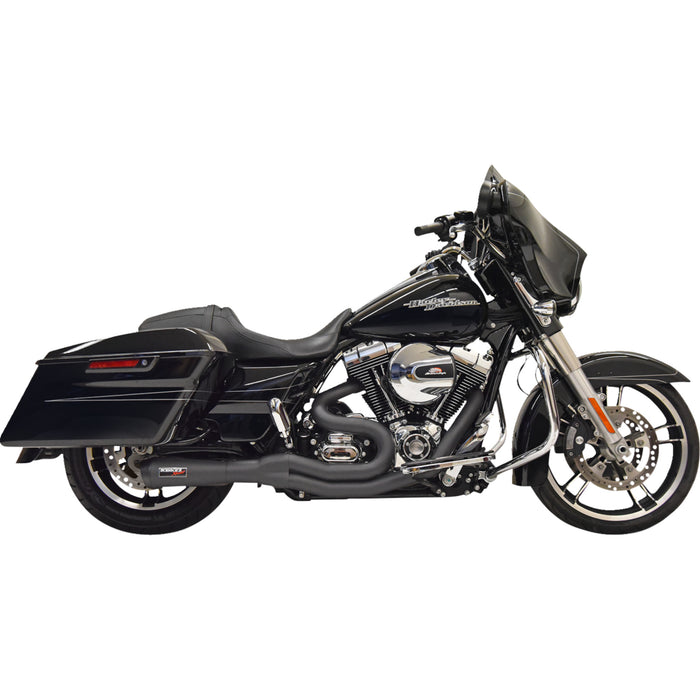 BASSANI XHAUST 1800-2534 1F61B Mega 2:1 Exhaust - Black