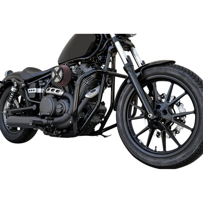 BARON 1624-0255 BA-7150-00B Full-Size Engine Guards Engine Guard - Black - Bolt