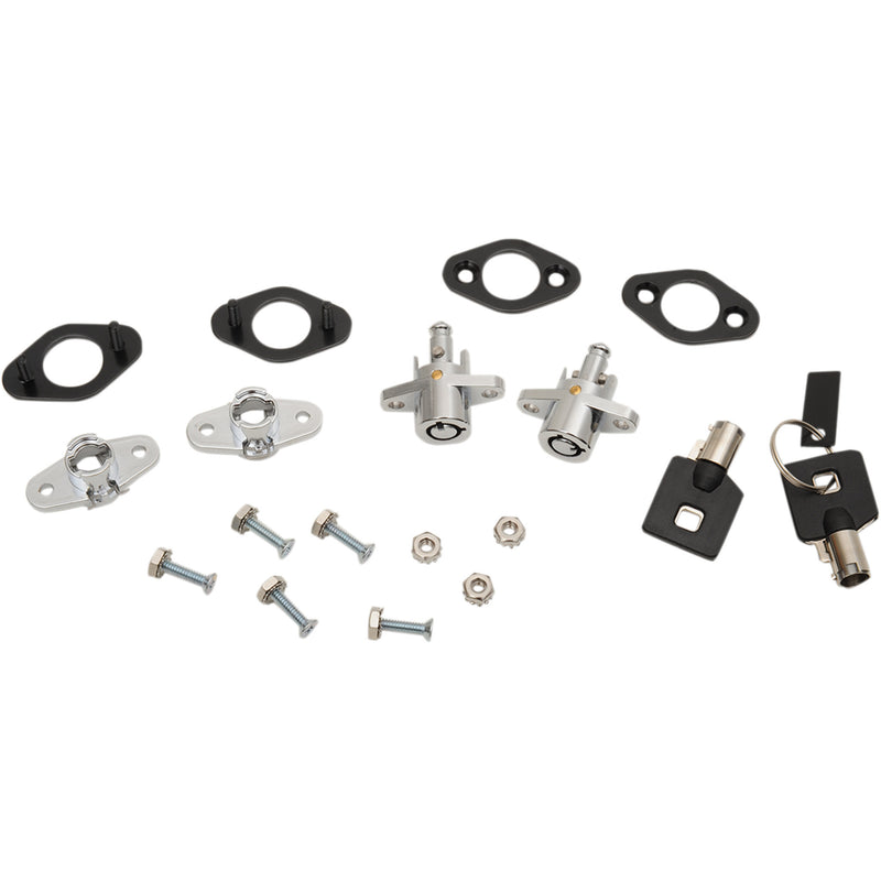 DRAG SPECIALTIES 3501-1179 Saddlebag Lock Kit Saddlebag Soft Lock - Universal