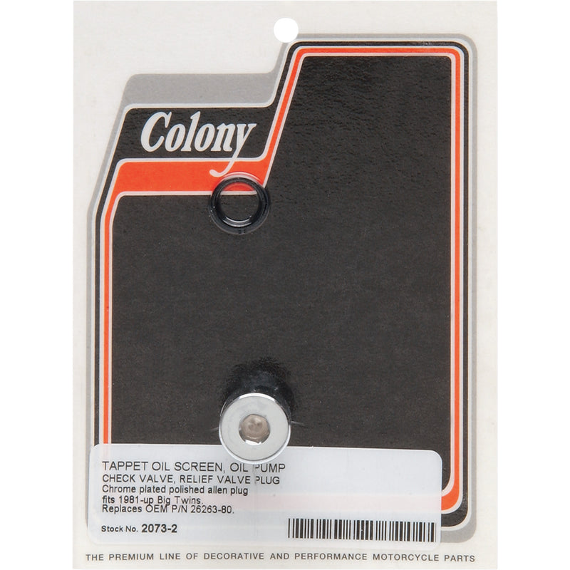 Colony Plug - 2073-2 For Harley Motorcycles 1981-1999
