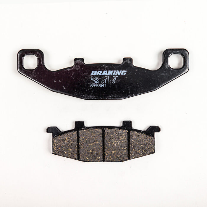 Braking 31-698S 698SM1 BRAKE PAD SET SEMI-METALLIC