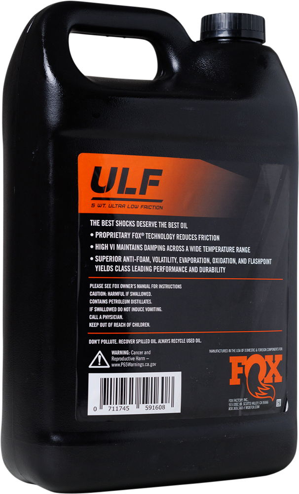 Fox 530-9200 025-06-010 SUSPENSION ULF OIL 5WT 1GAL